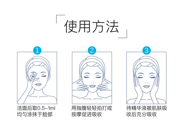 优斐斯多效保湿精华液使用方法